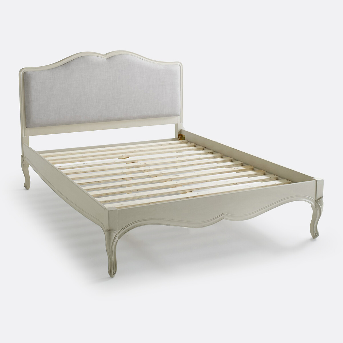 Cama con somier, Trianon blanco/gris oscuro, LA REDOUTE INTERIEURS