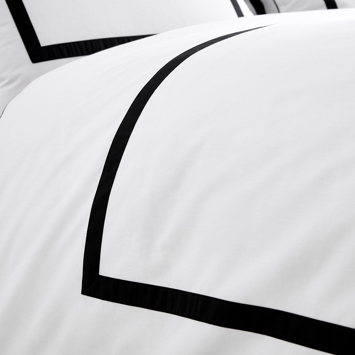 Othoza Organic Percale Duvet Cover white/black, AM.PM
