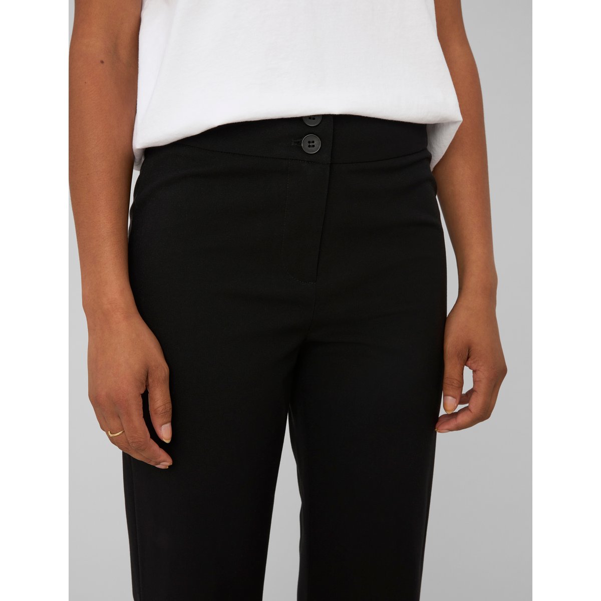 Pantalon kick flare noir, BZB
