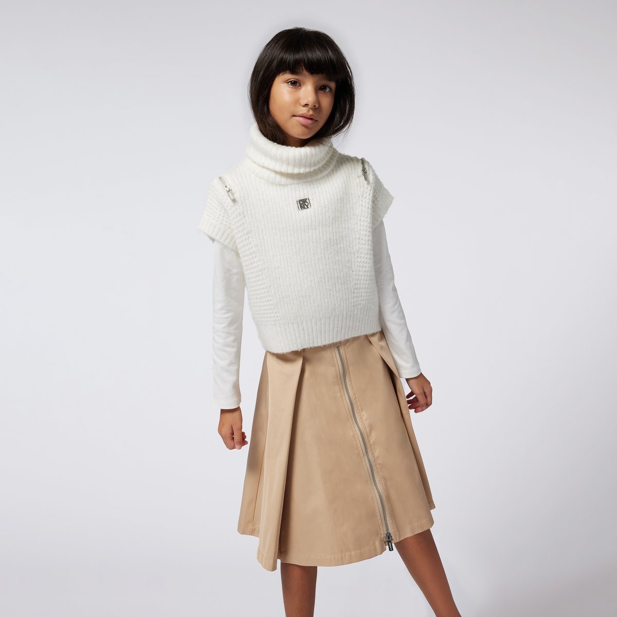 Pull sans manches offwhite, DKNY