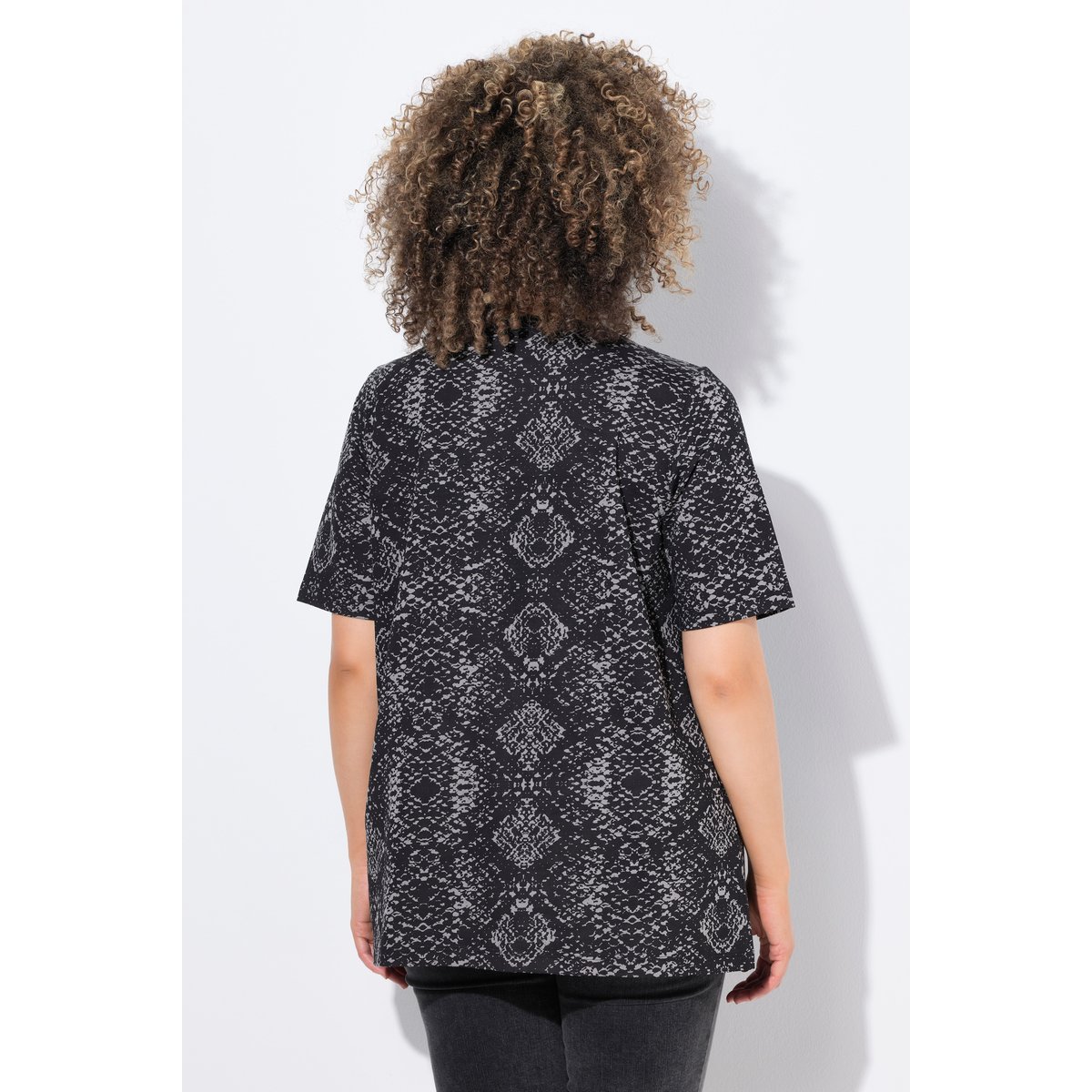 T-shirt manches courtes gris graphite, ULLA POPKEN