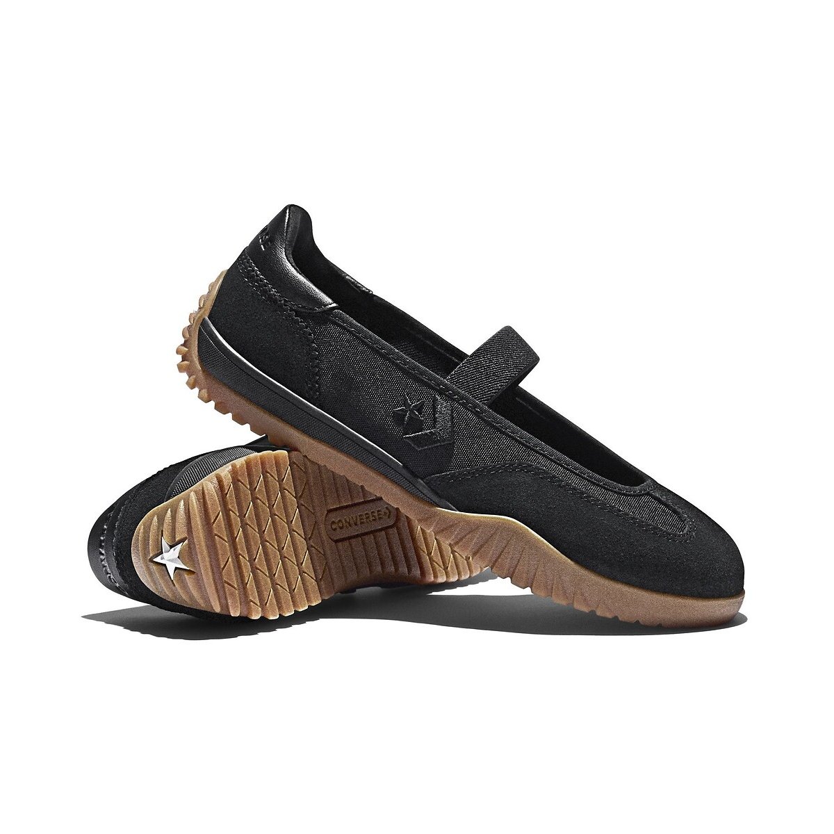 Bailarina Run Star Trainer Ballet Flat negro, CONVERSE