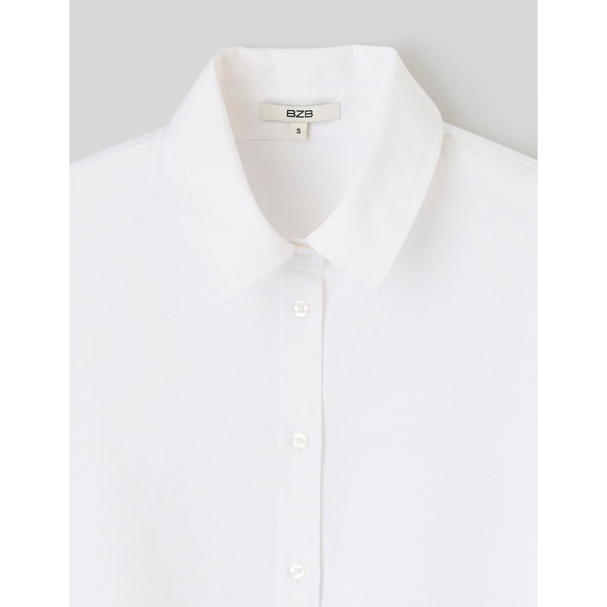Chemise manches longues blanc, BZB