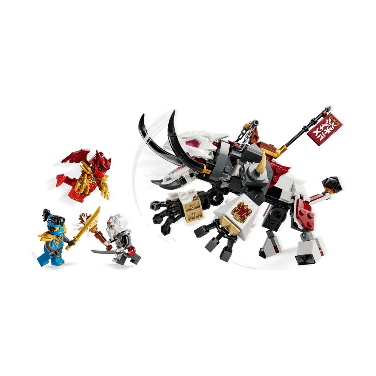 Ninjago Zilvar et Grimtak la bête draconique multicolore, LEGO