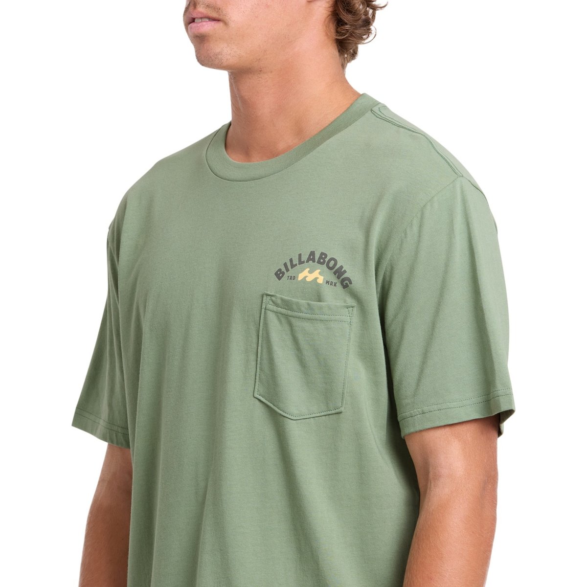 T shirt manches courtes FOUNDRY PREMIUM gris hedge green, BILLABONG
