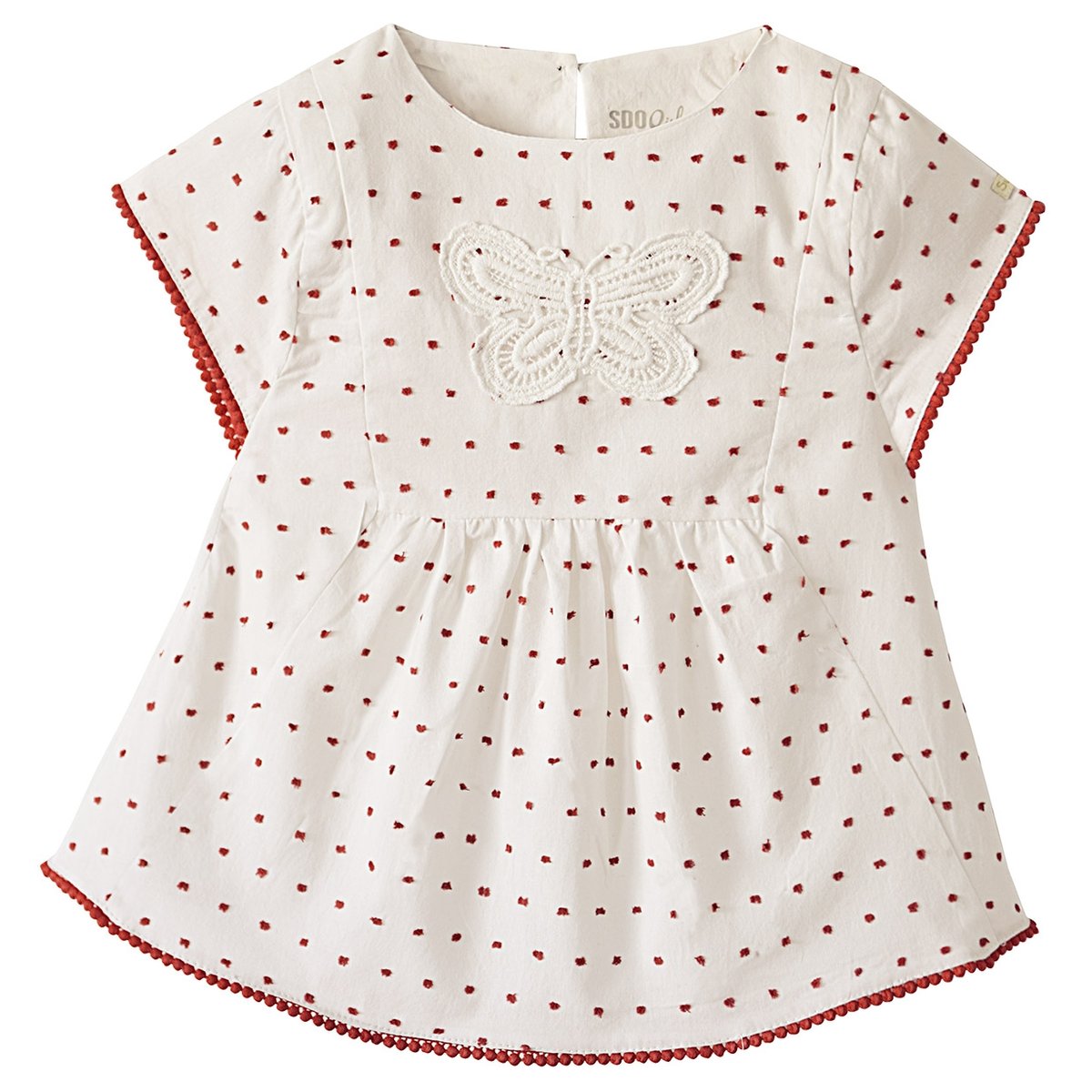 Tunique doublee en toile les grands de sucre d'orge beige, SUCRE D'ORGE