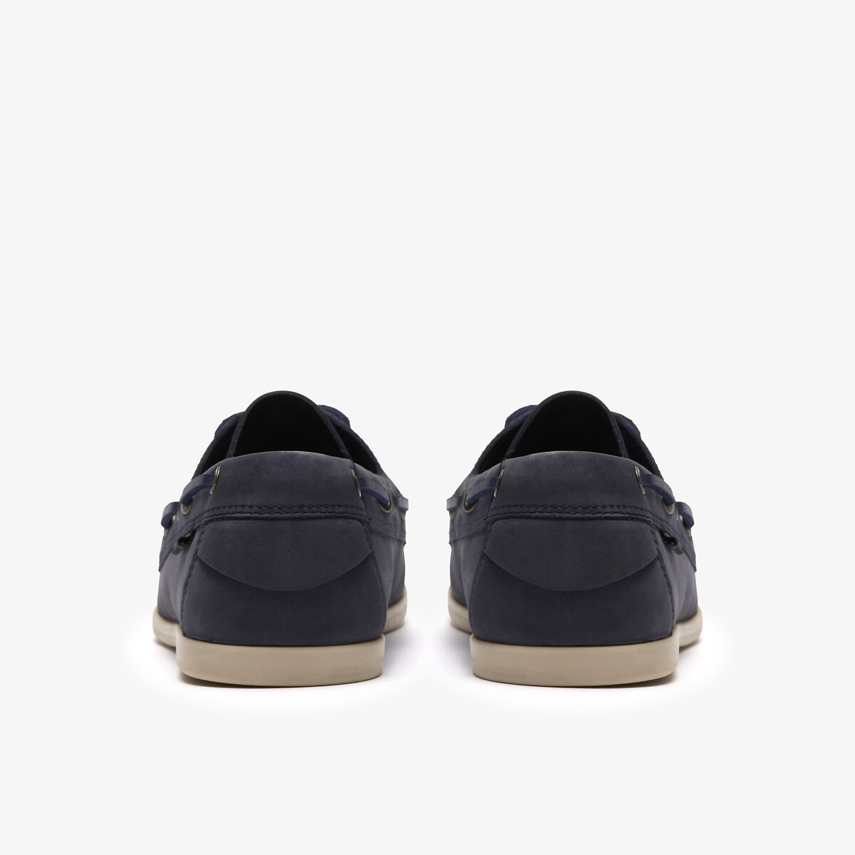 Mocassini da barca in nabuk Charmouth blu marino, CLARKS