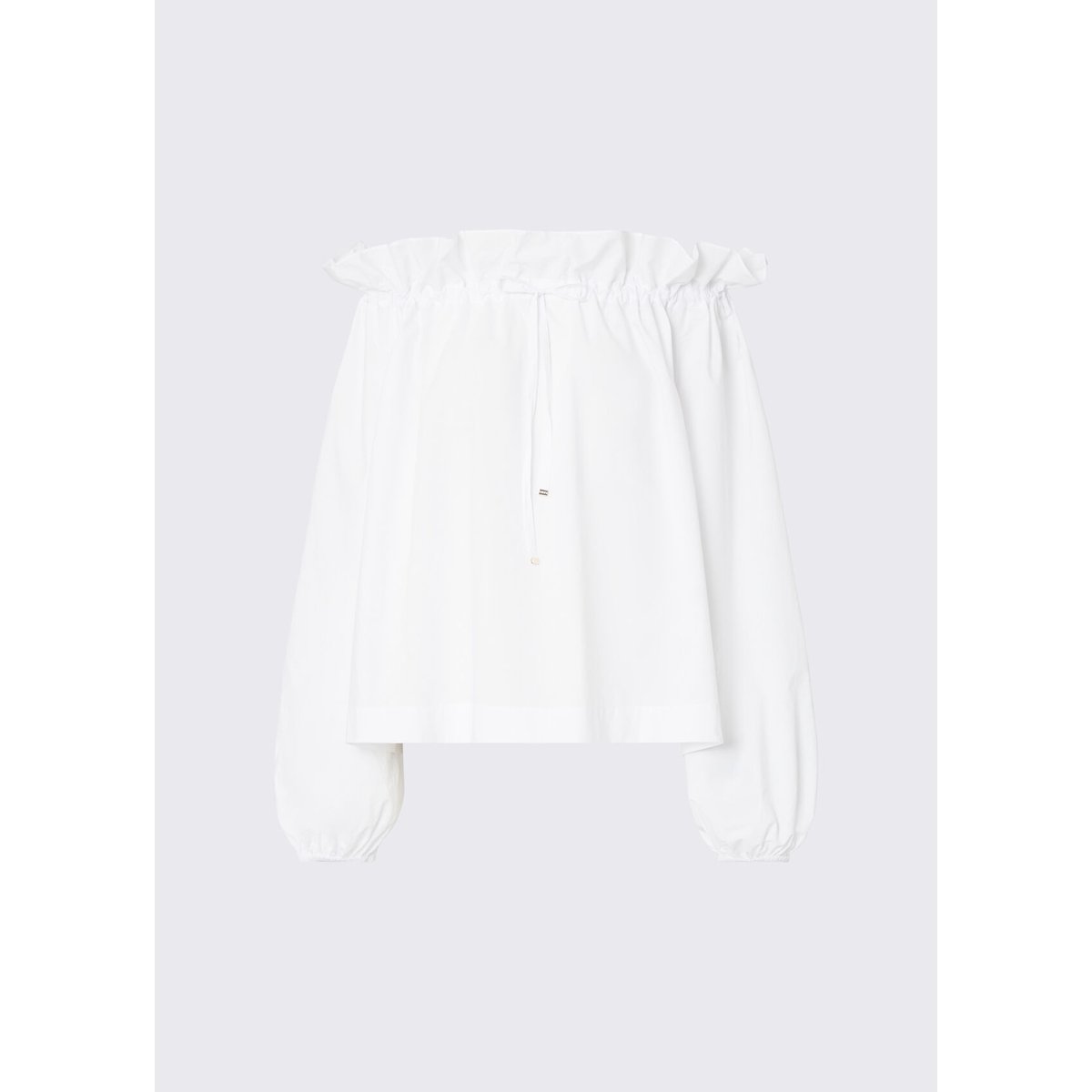 Blouse en popeline blanc optique, LIU JO