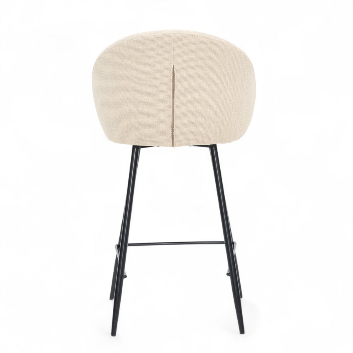 Chaise snack tissu ecru, ZAGO