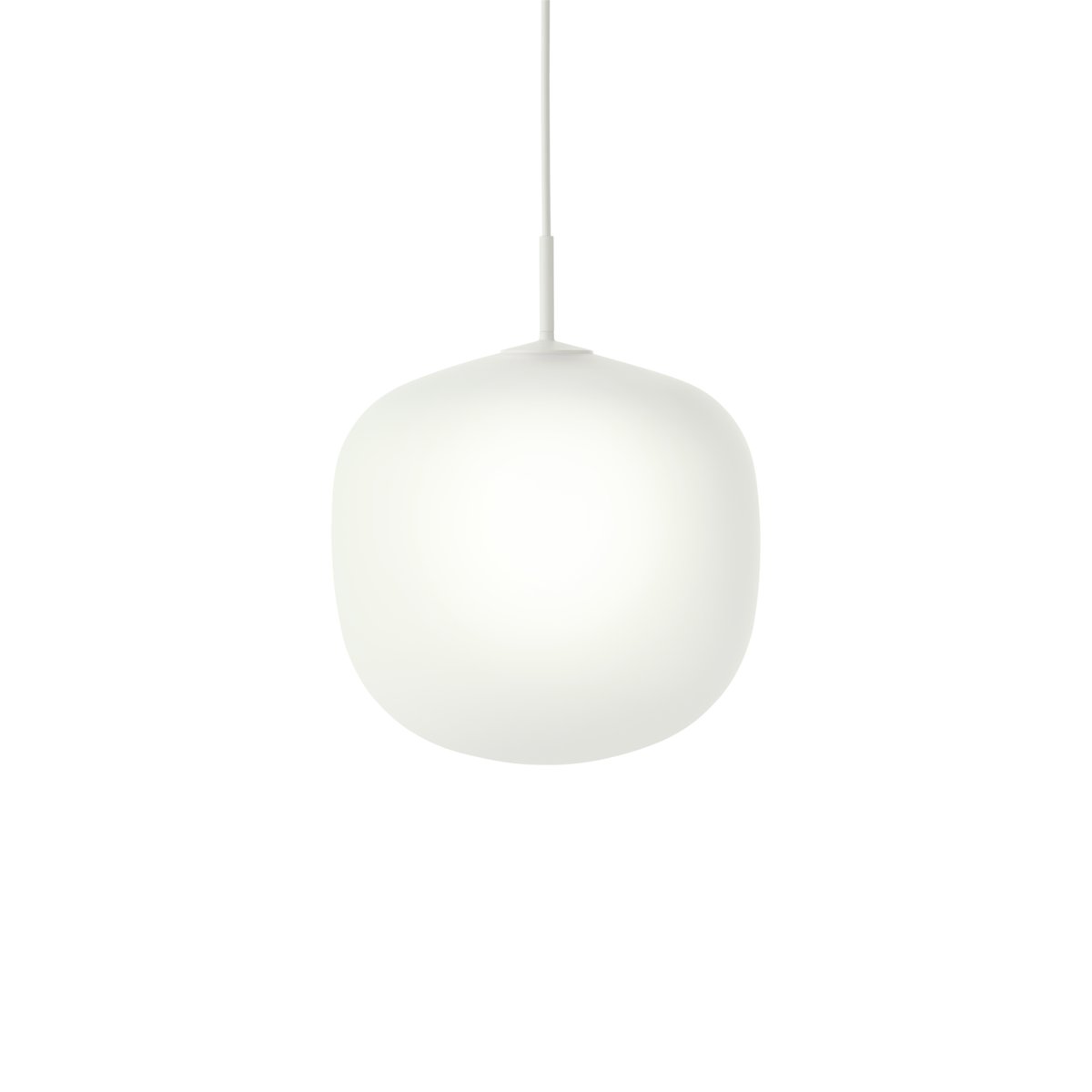 Suspension en verre 25 cm RIME blanc, MUUTO