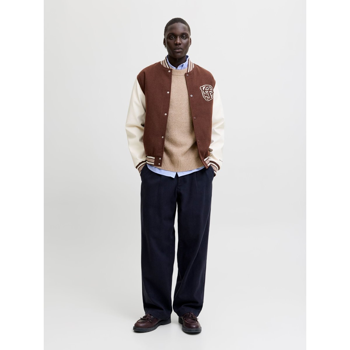 Pull En Maille mocha meringue, JACK & JONES