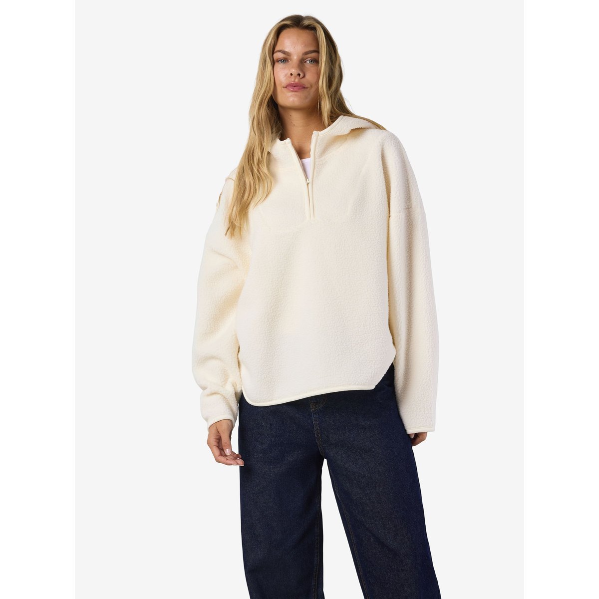 Polaire Semi-Zippée eggnog, NOISY MAY