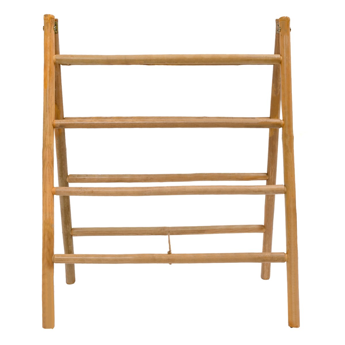 Nordlys - Porte Serviette Pliable en Bois de Bambou Massif marron, NORDLYS