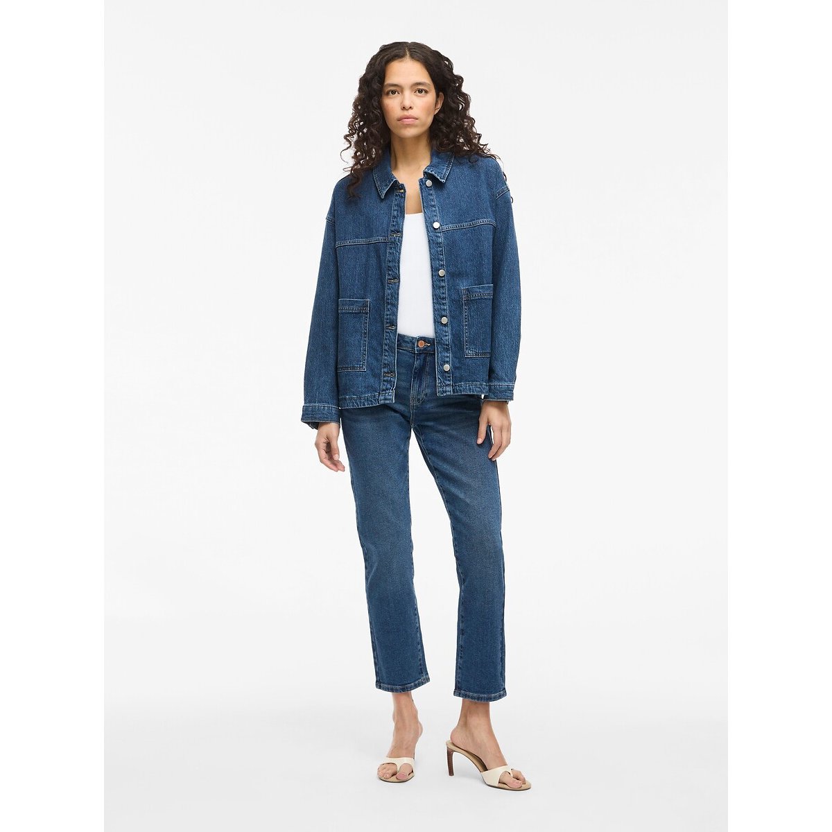 Giacca in denim medium blue, VILA