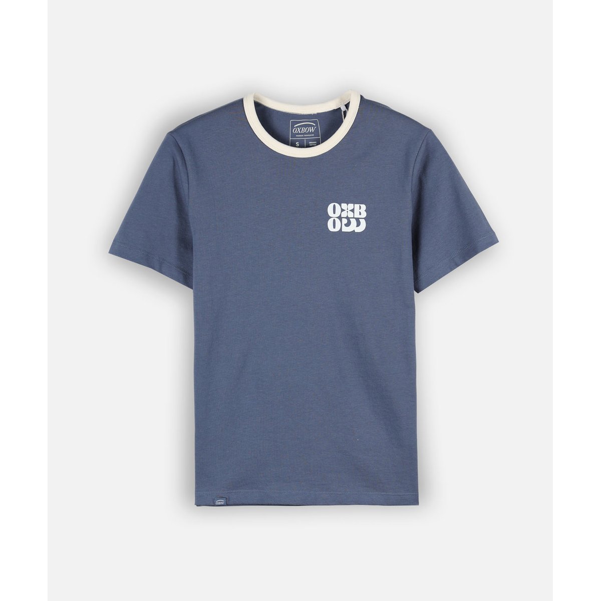 Tee-shirt manches courtes TAL vintage indigo, OXBOW
