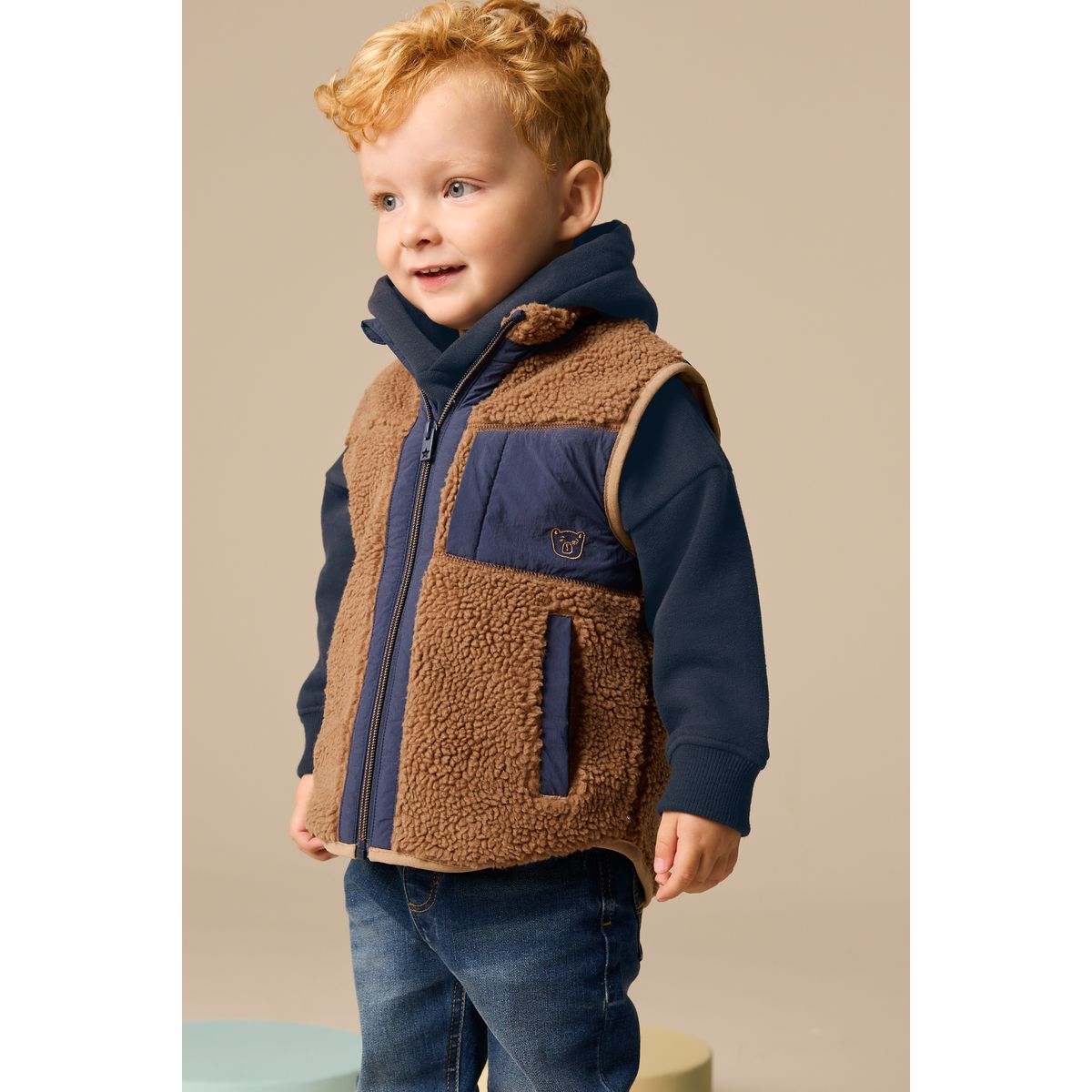 Veste sans manches marron, NEXT