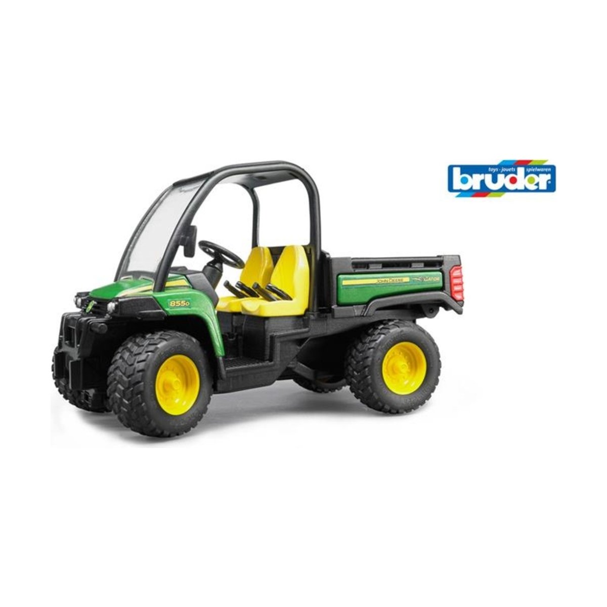 John Deere Gator XUV 855D vert et jaune, BRUDER