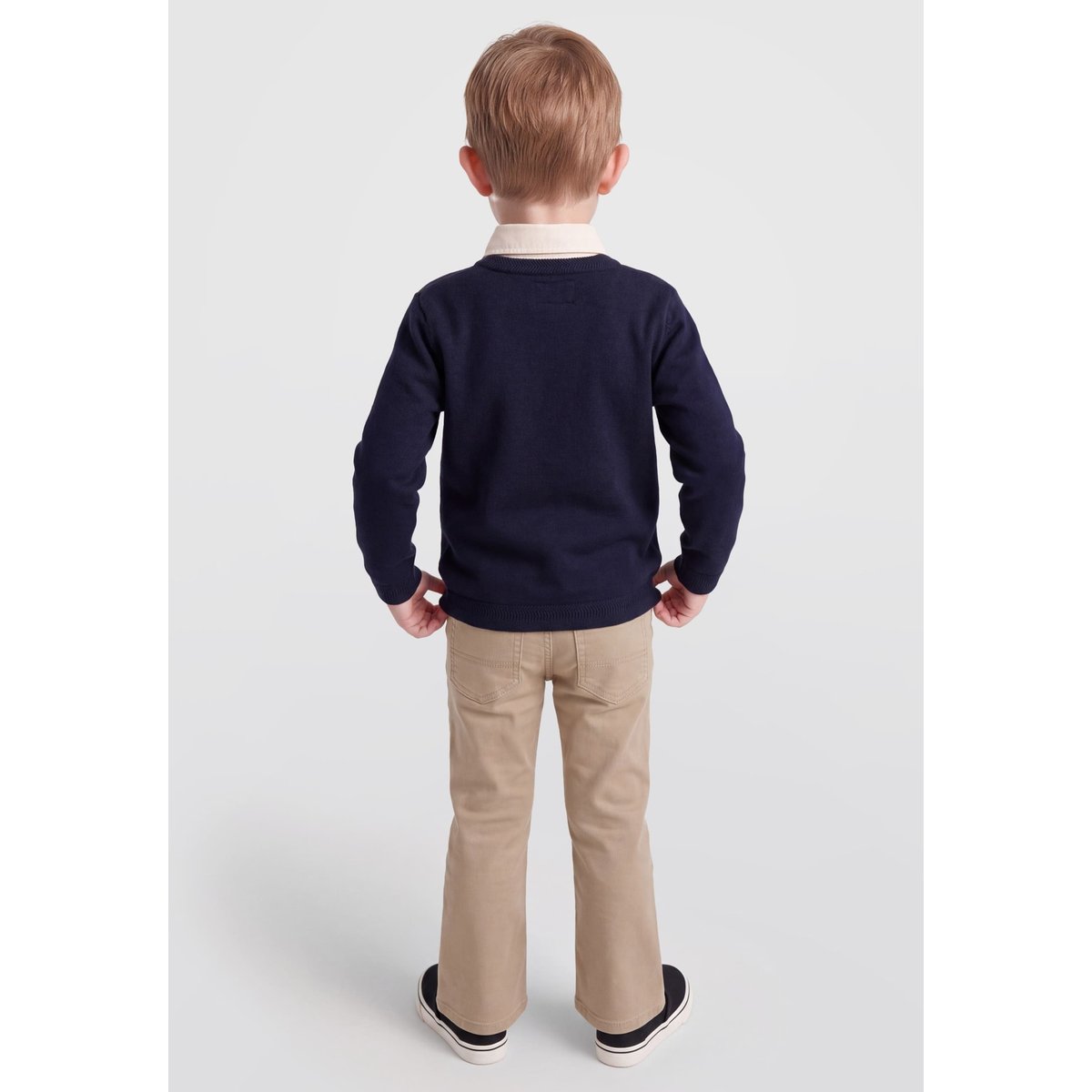 Pantalon Stretch Coupe Classique gris, GUESS KIDS