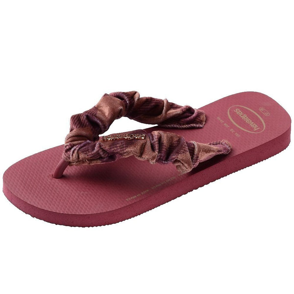 Tongs TOP SCRUNCHIES bordeaux, HAVAIANAS