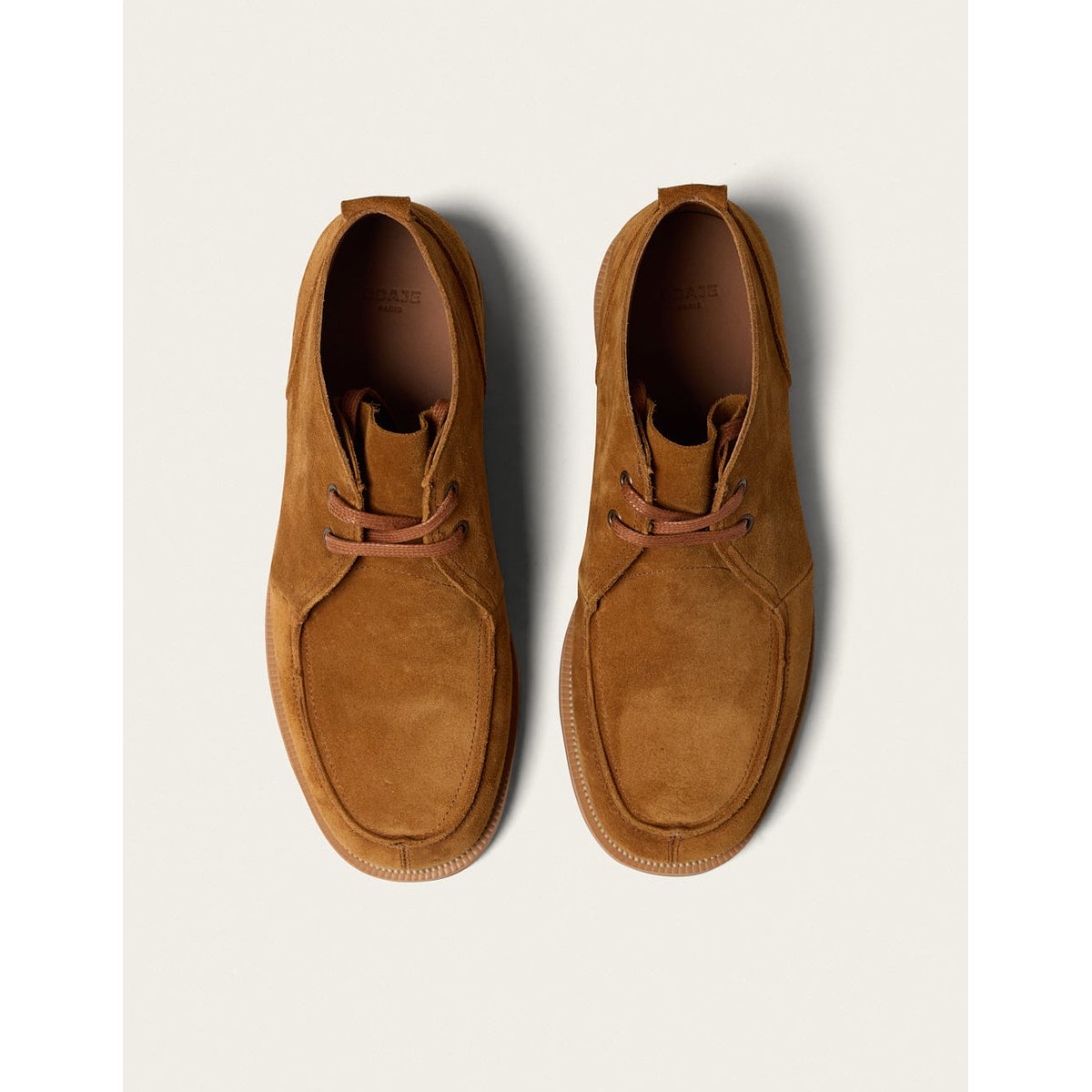 Bottines NEVO suède ambre, ODAJE