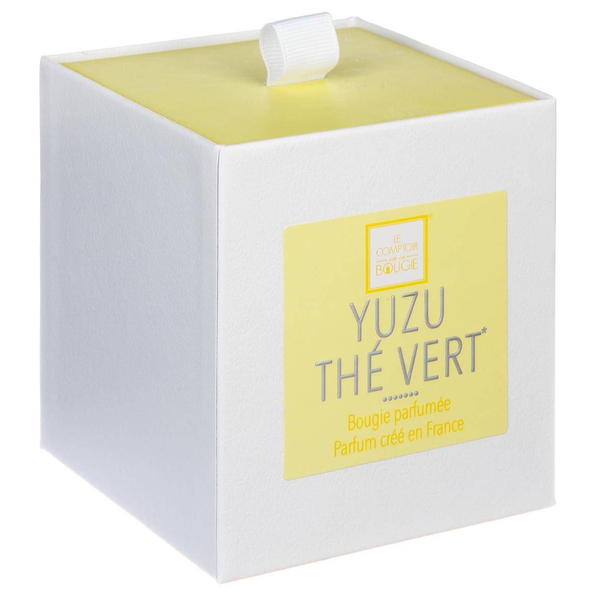 Bougie parfumée au yuzu ELEA transparent, ATMOSPHERA