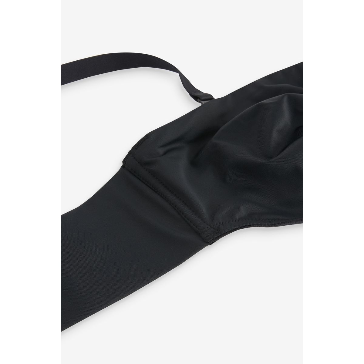 Soutien-gorge bandeau non rembourré noir, NEXT