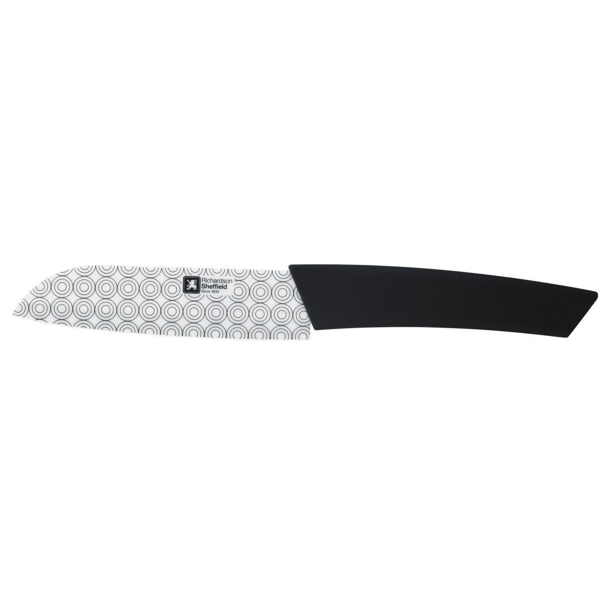 Couteau Santoku - ZENITH noir/blanc, RICHARDSON SHEFFIELD