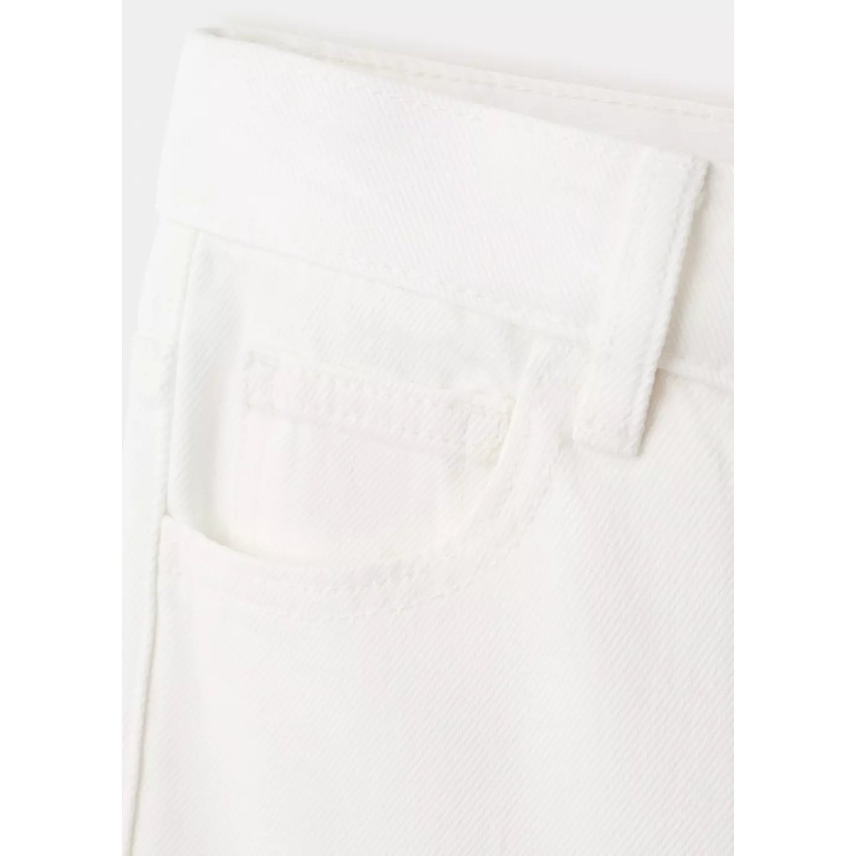 Jean droit taille normale blanc cassé, MANGO TEEN