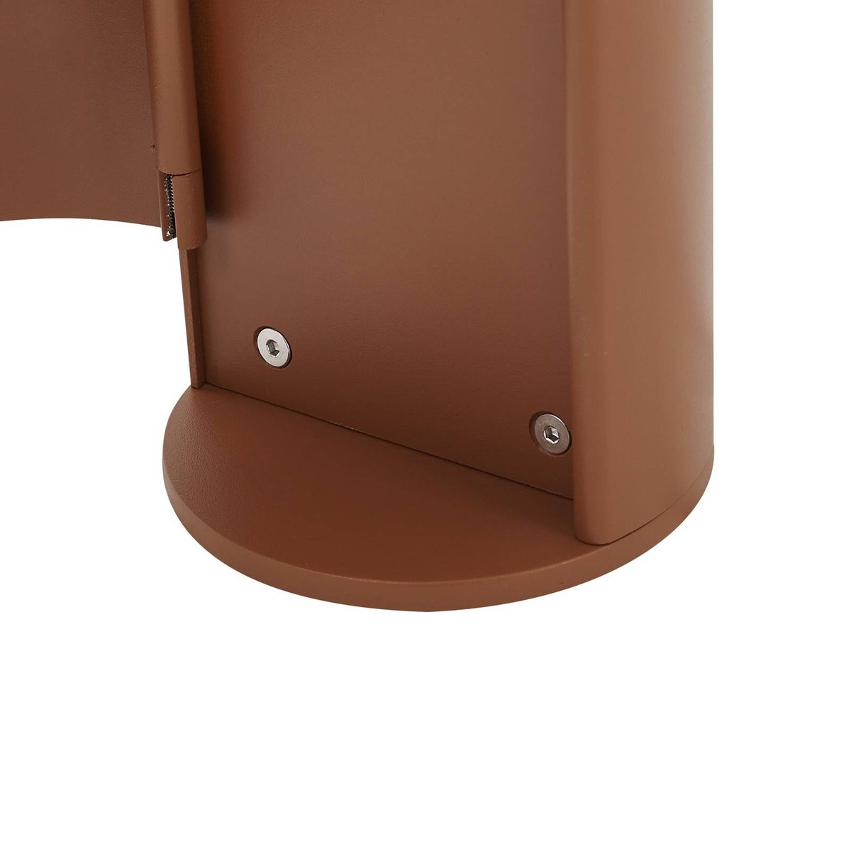 Luminaire extérieur en aluminium moderne couleur rouille, blanc, LUCANDE