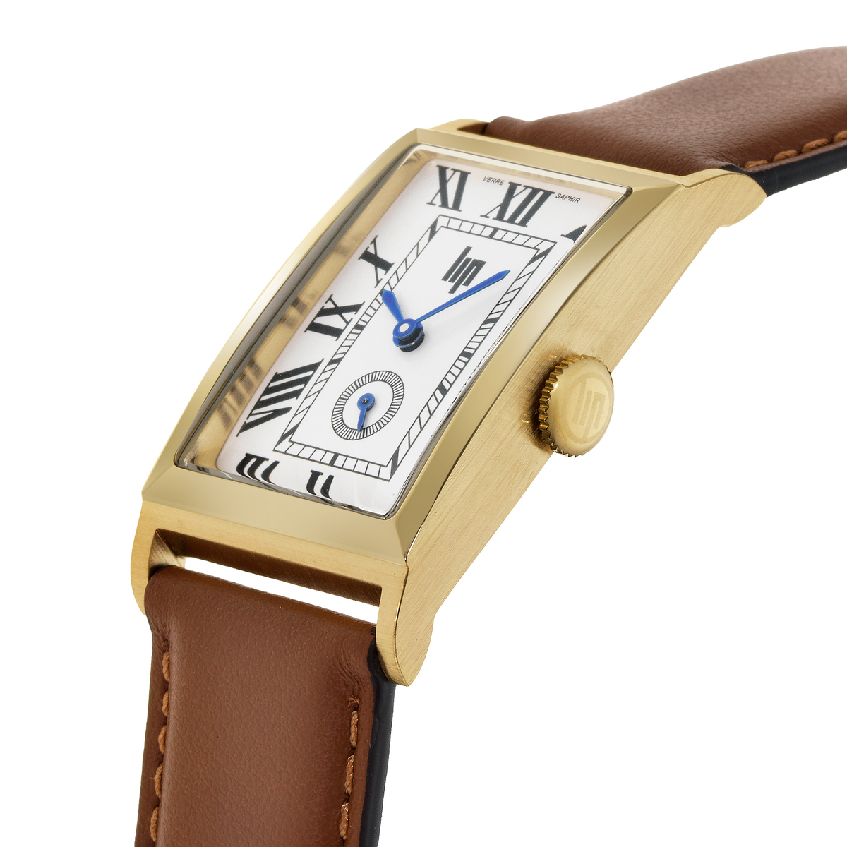 Montre Analogique CHURCHILL doré blanc marron, LIP