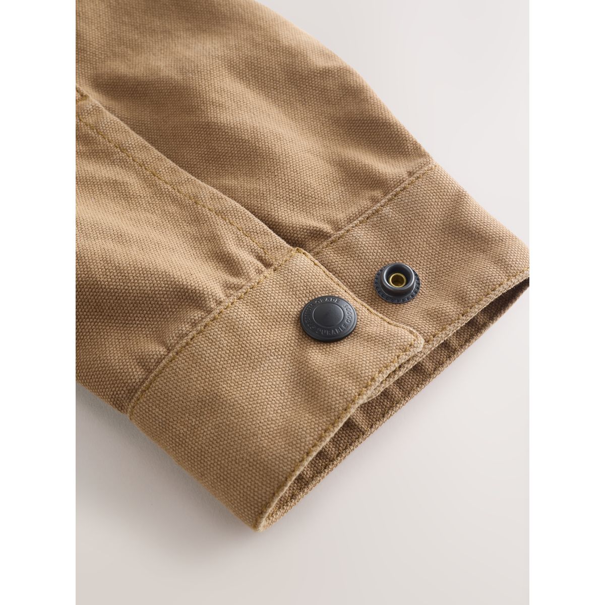Veste en toile avec col velours côtelé marron fauve, NEXT