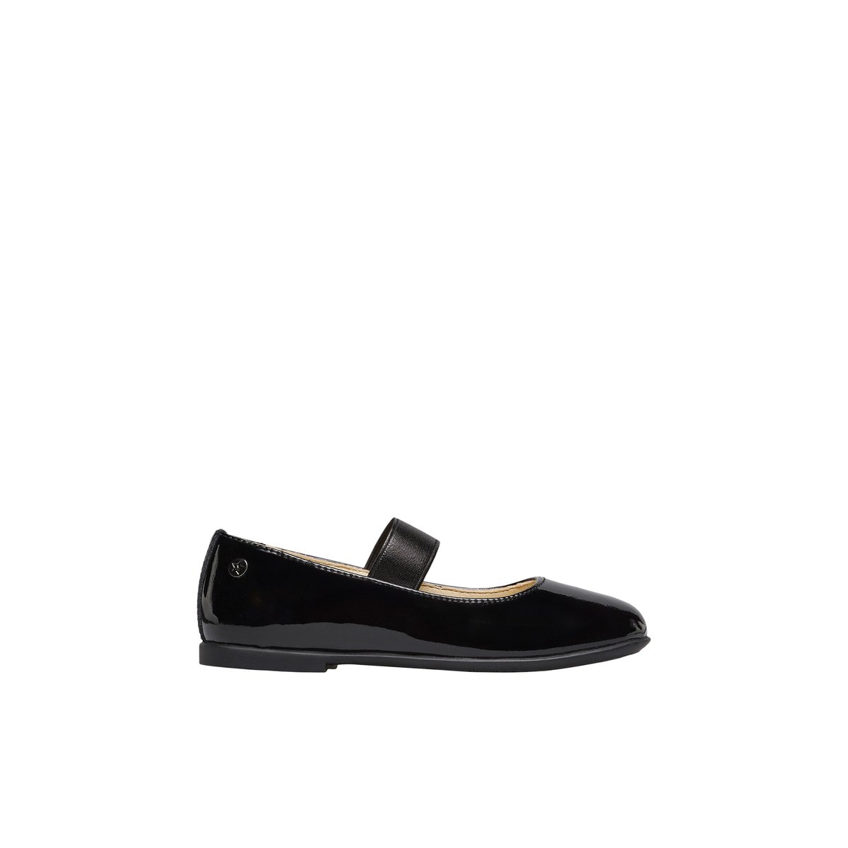 Ballerines en cuir verni VALY noir-, NATURINO