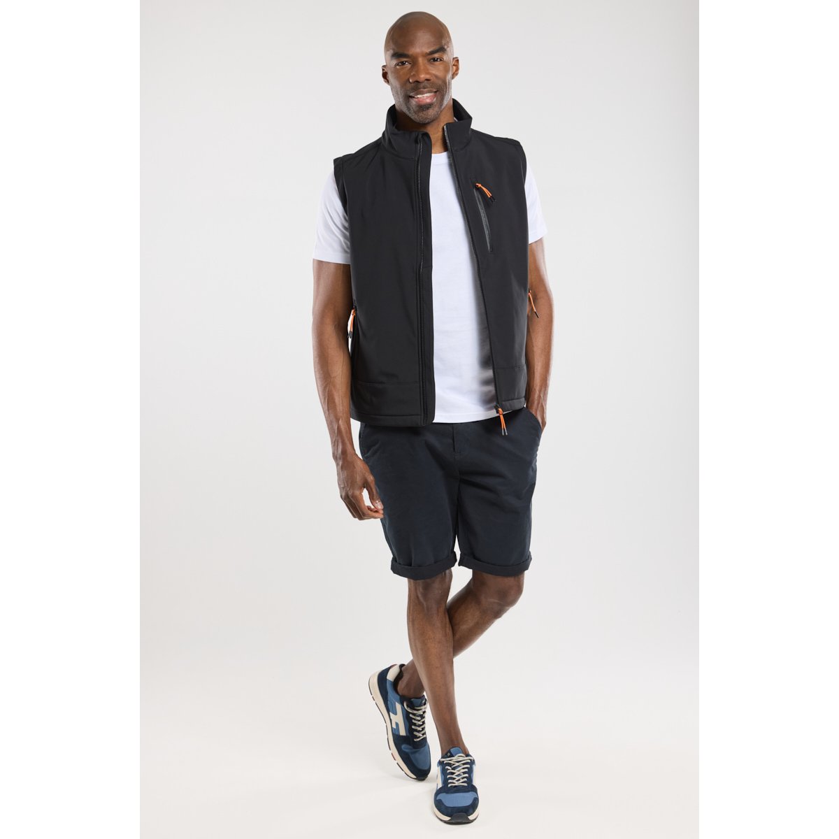 Veste softshell sans manche SEASALT noir, BERMUDES