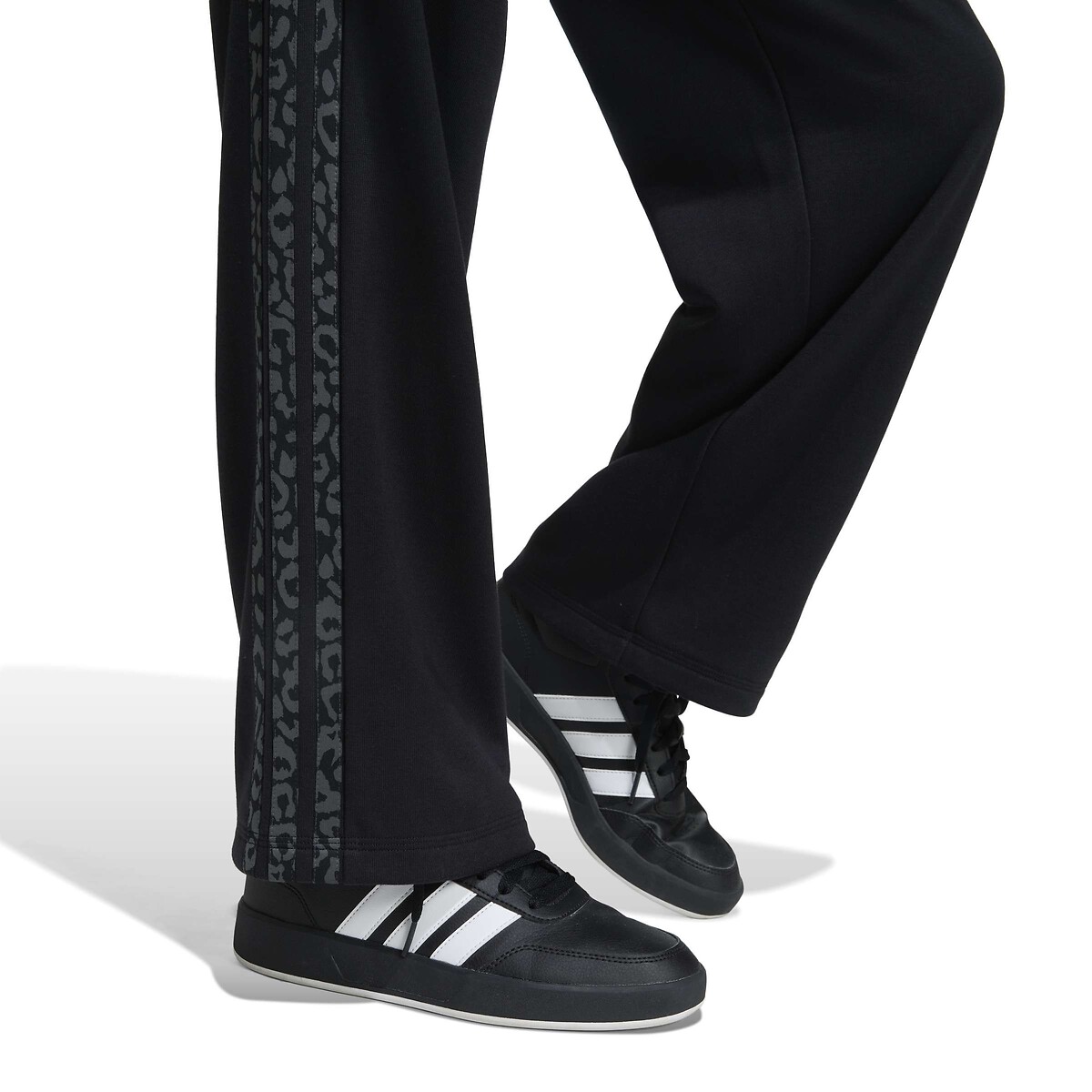 Pantalon de jogging, 3 bandes imprimées léopard noir, ADIDAS SPORTSWEAR