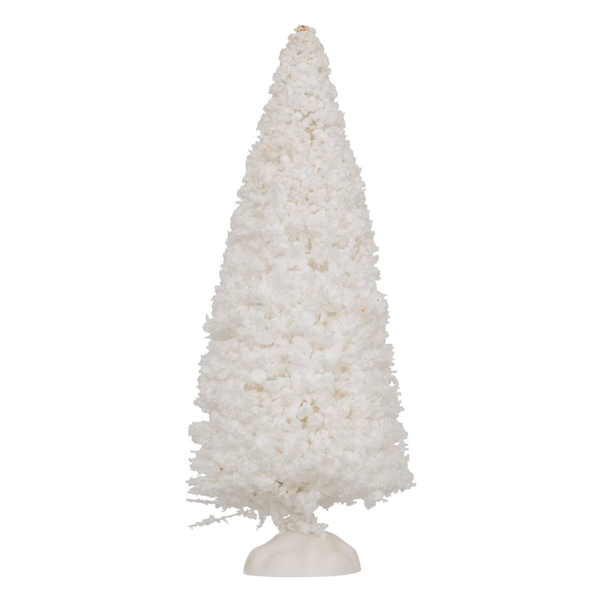 Lot de 4 accessoires village sapin blanc, FEERIC LIGHTS & CHRISTMAS