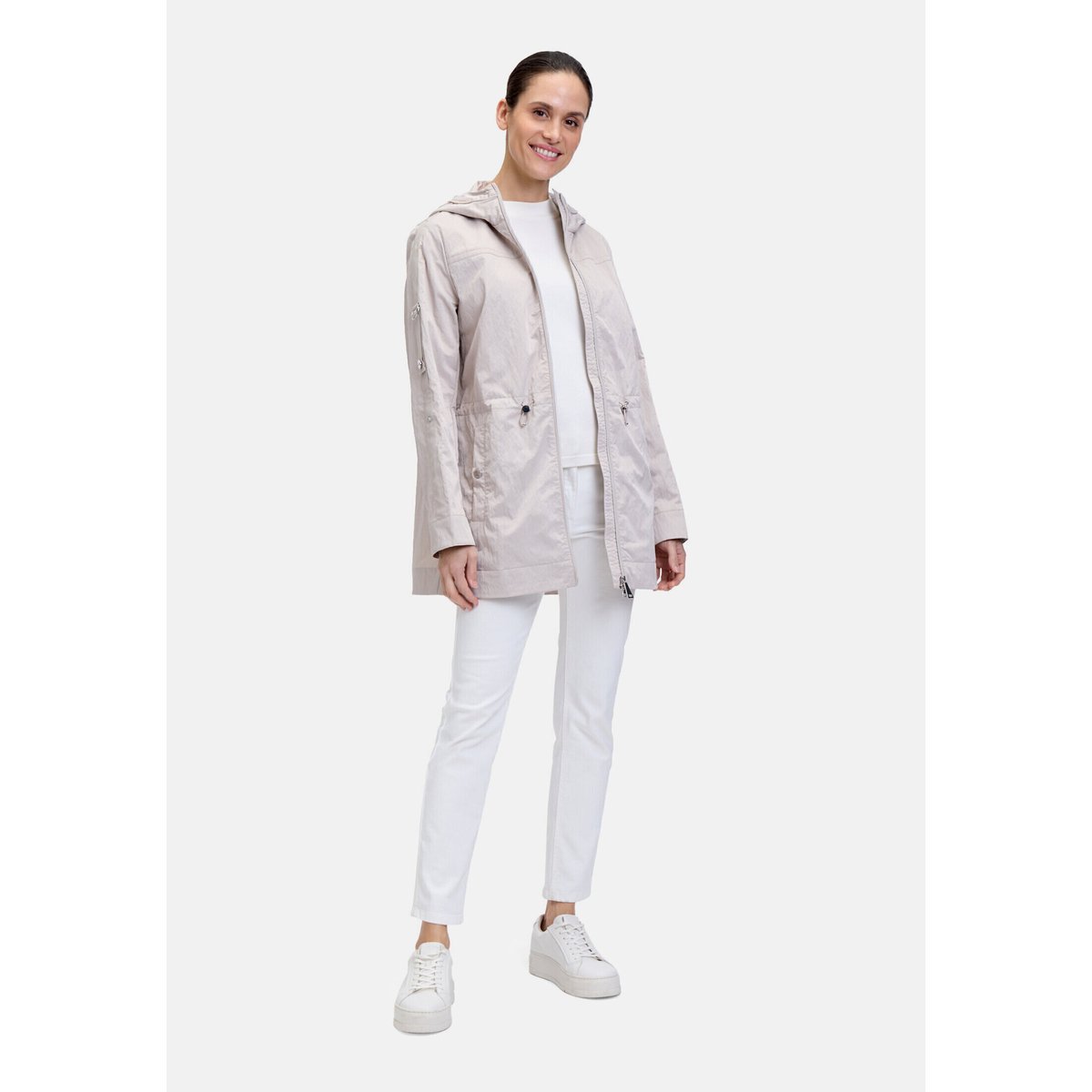 Veste outdoor à capuche chateau gray, BETTY BARCLAY