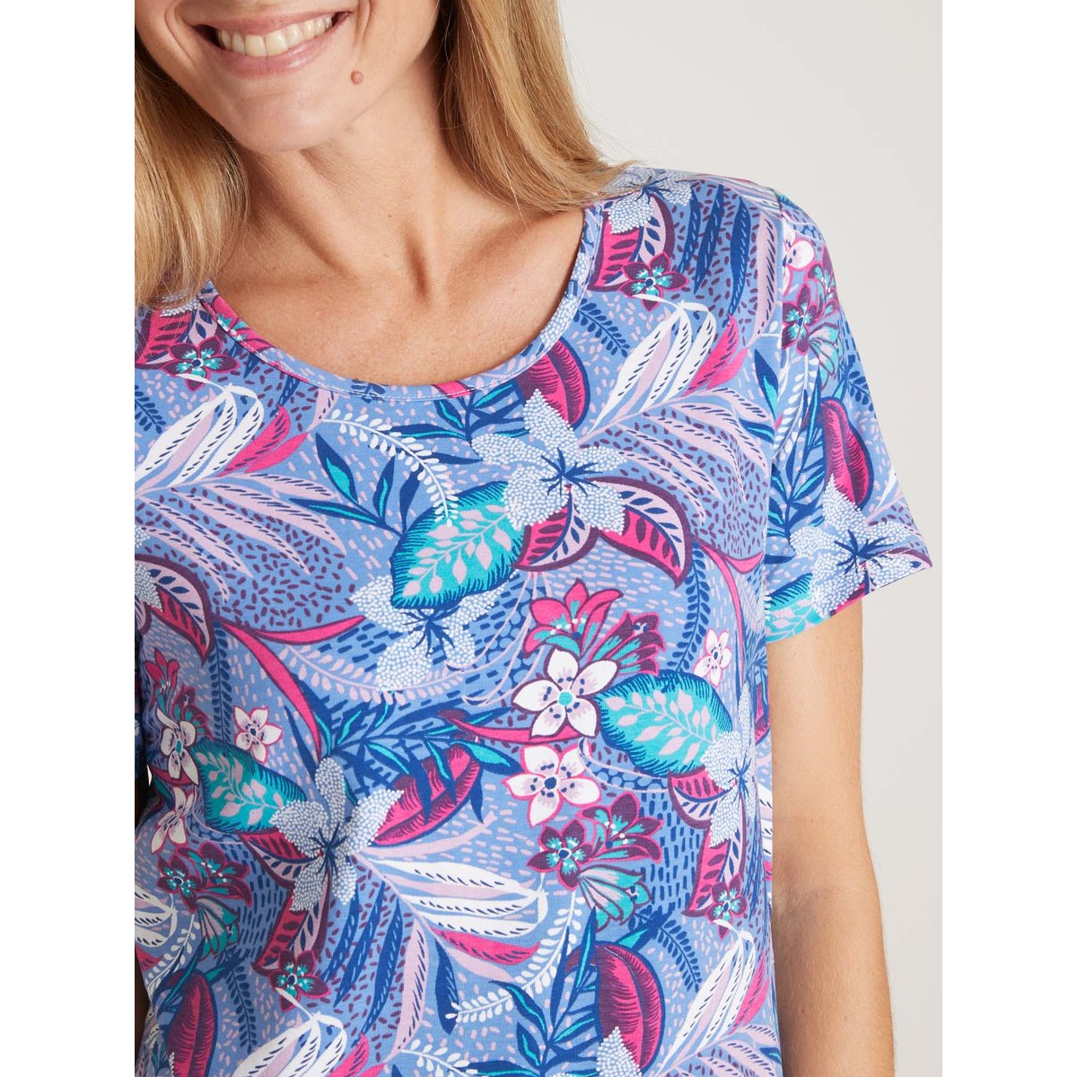 Lot de 2 tee-shirts manches courtes imprimés bleu, DAXON