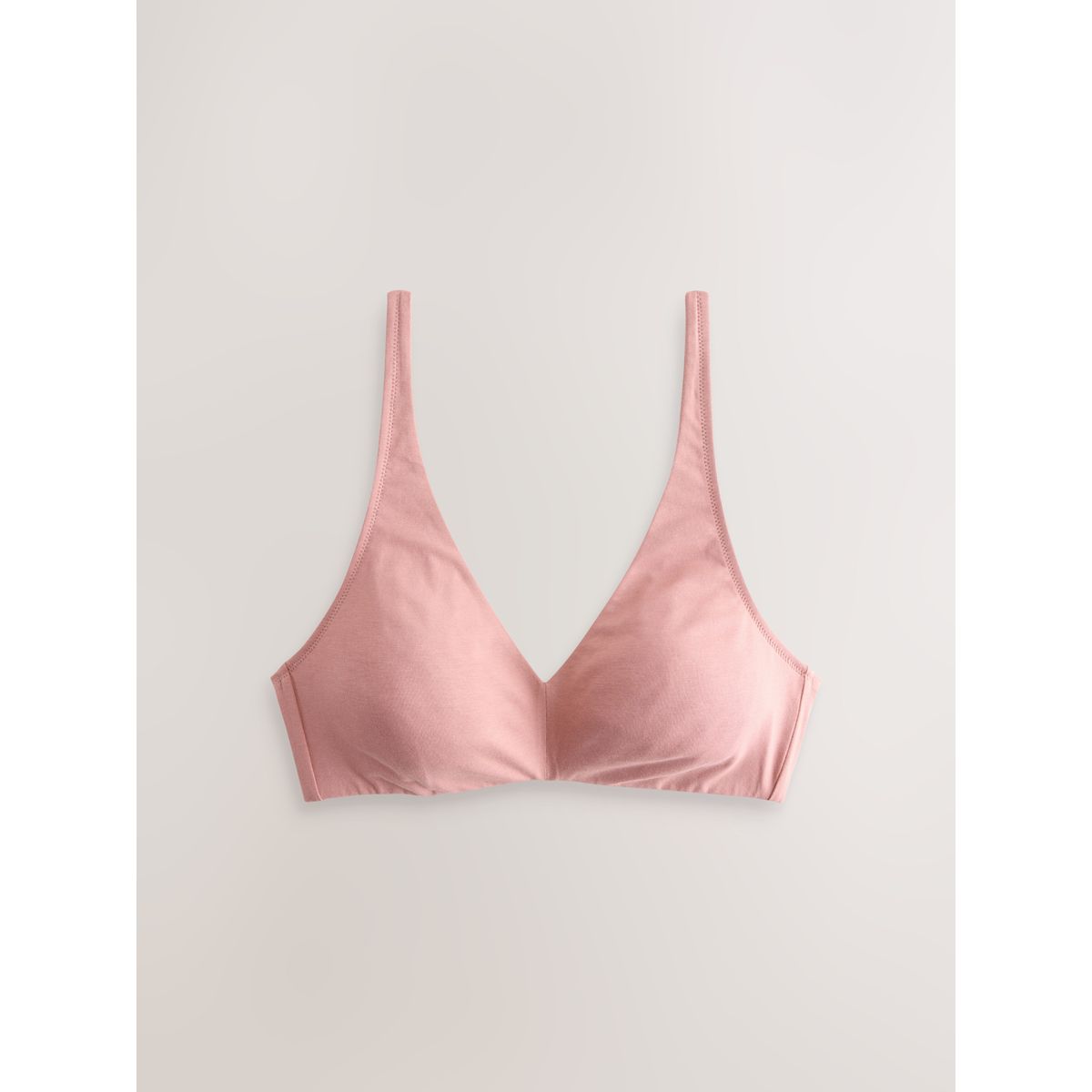 Soutien-gorge confort en coton, lot de 3 chocolat/rose/crème, NEXT