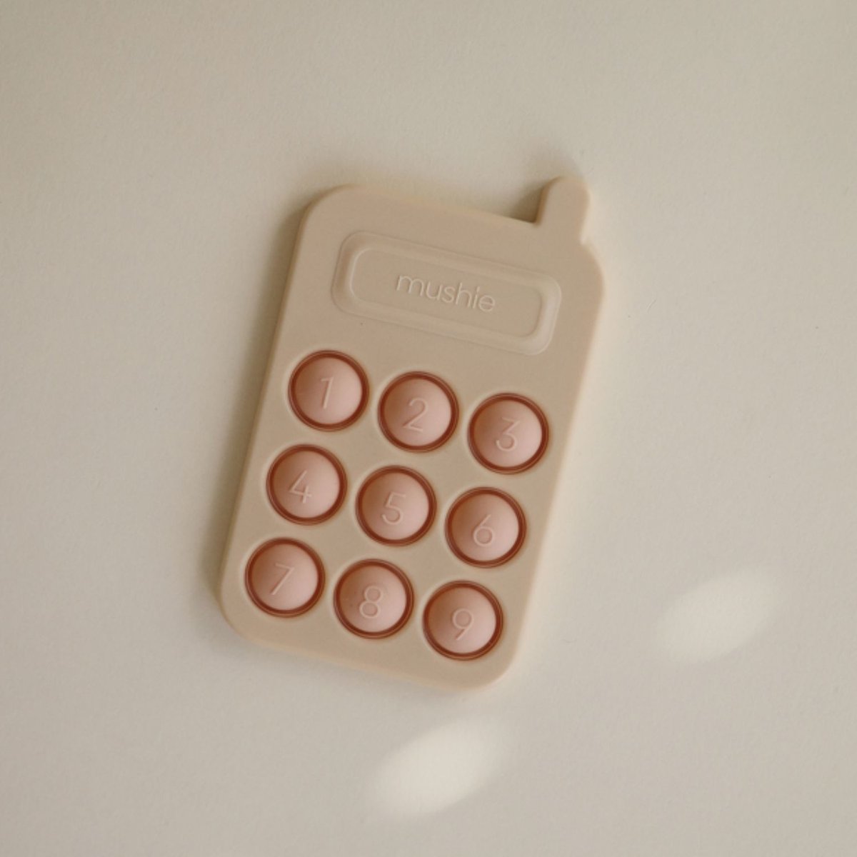 Pop it en silicone Téléphone rose, MUSHIE