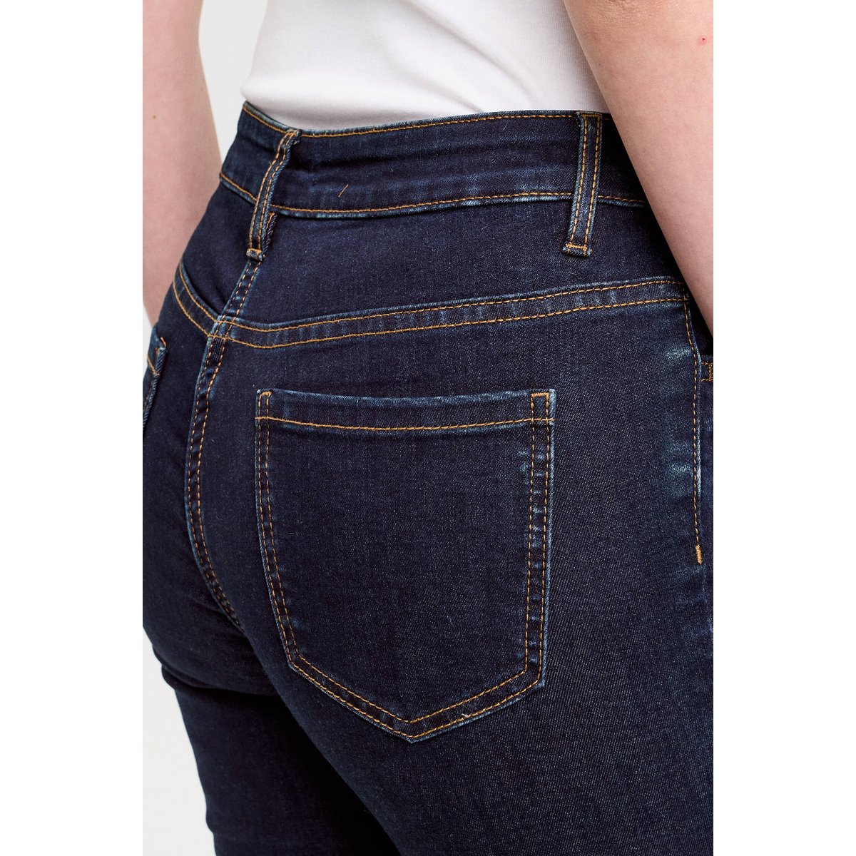 Jeans slim 5 poches denim brut, CACHE CACHE