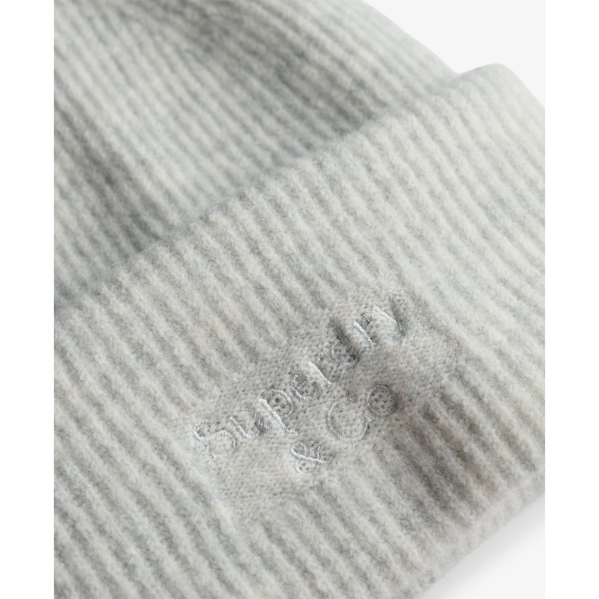 Bonnet Heritage Rib Knit Classique gris glacier chiné, SUPERDRY