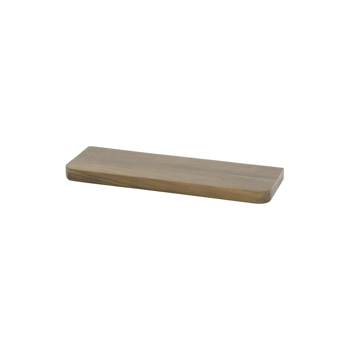 Etagère murale bois d’acacia brun bords arrondis 60 cm NAKO marron, PIER IMPORT