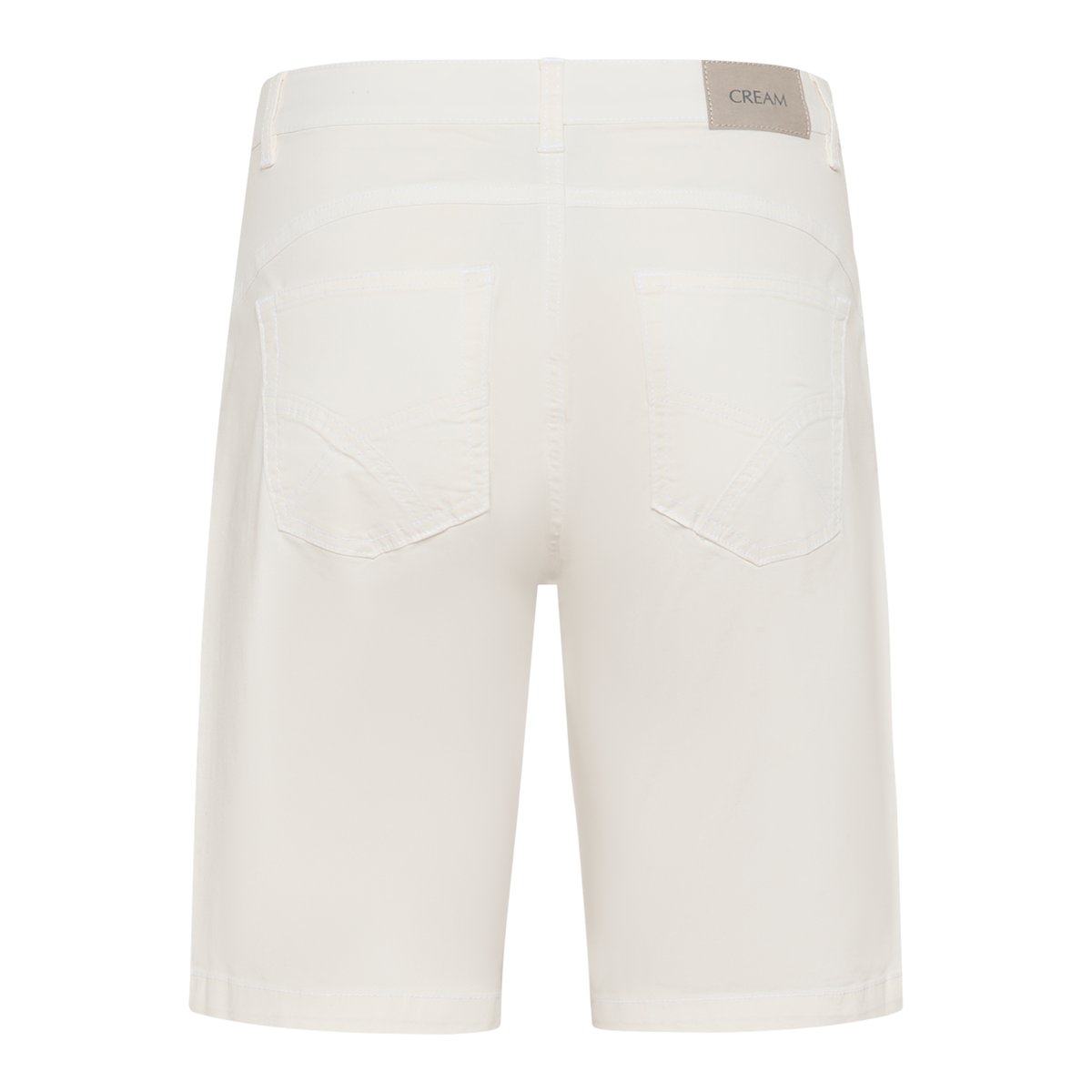 Shorts casual blanc snow white, CREAM