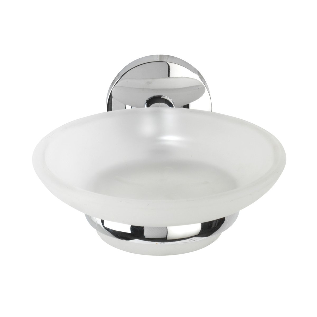 Porte savon mural CUBA argent brillant, WENKO