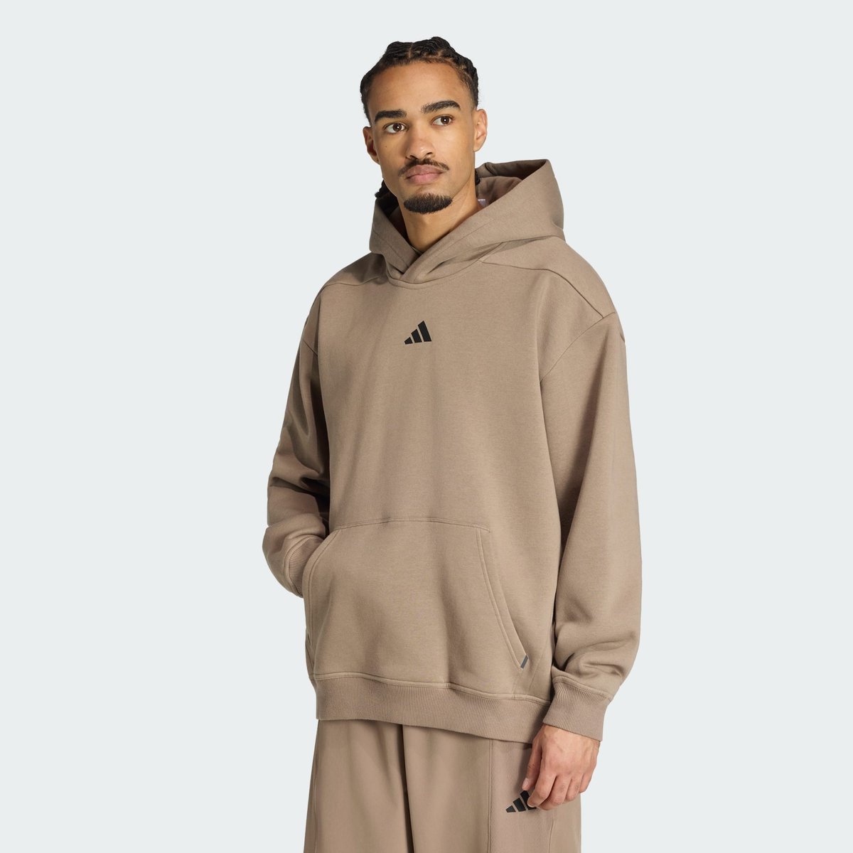 Sweat-Shirt À Capuche D’entraînement Oversize Primelift Sweat-Shirt À Capuche D’entraînement Oversize Primelift khaki six, adidas Performance