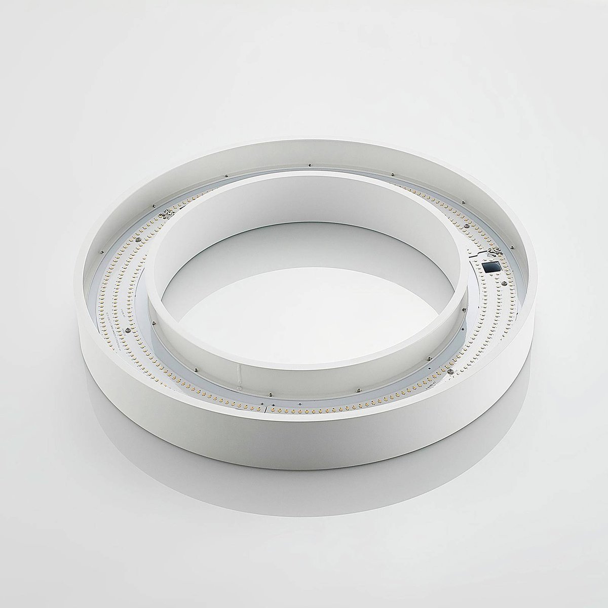 Plafonnier en aluminium moderneLED, Sharelyn blanc, ARCCHIO