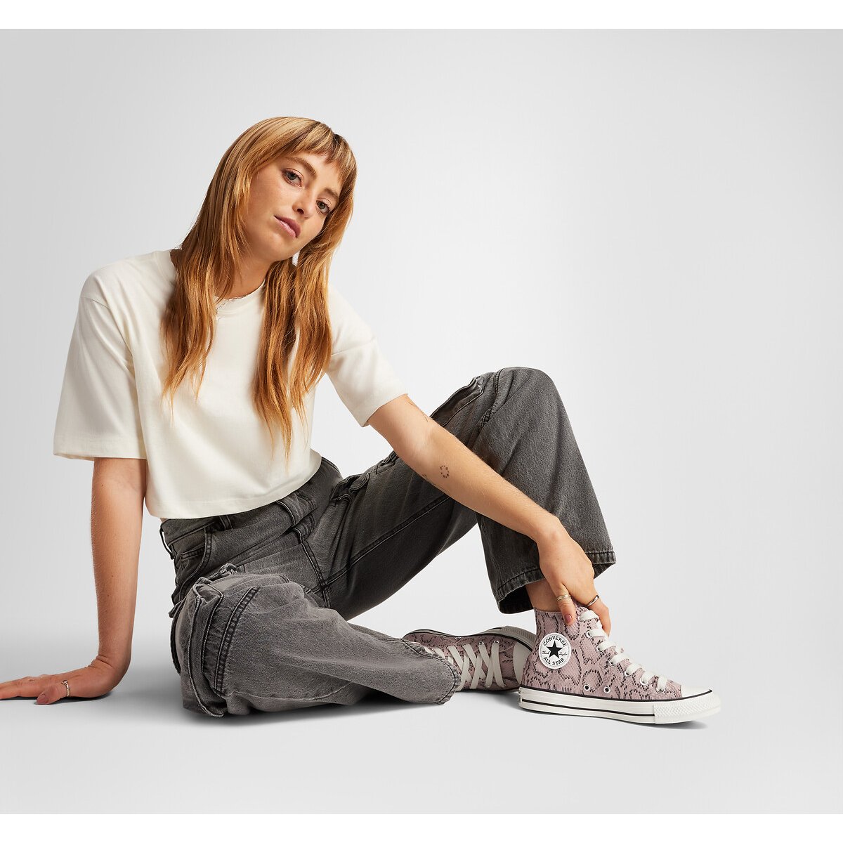 CTAS Classic Graphics Trainers beige snake, CONVERSE