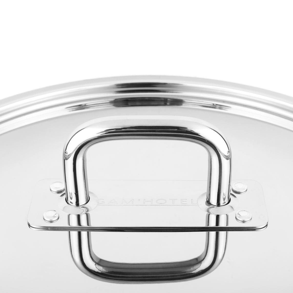 Marmite inox - 32cm induction couleur unique, GAM HOTEL