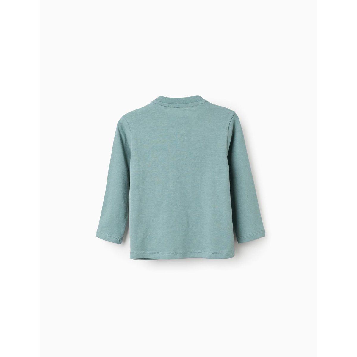 Lot de 2 T-shirts à manches longues avec imprimés vert clair, ZIPPY