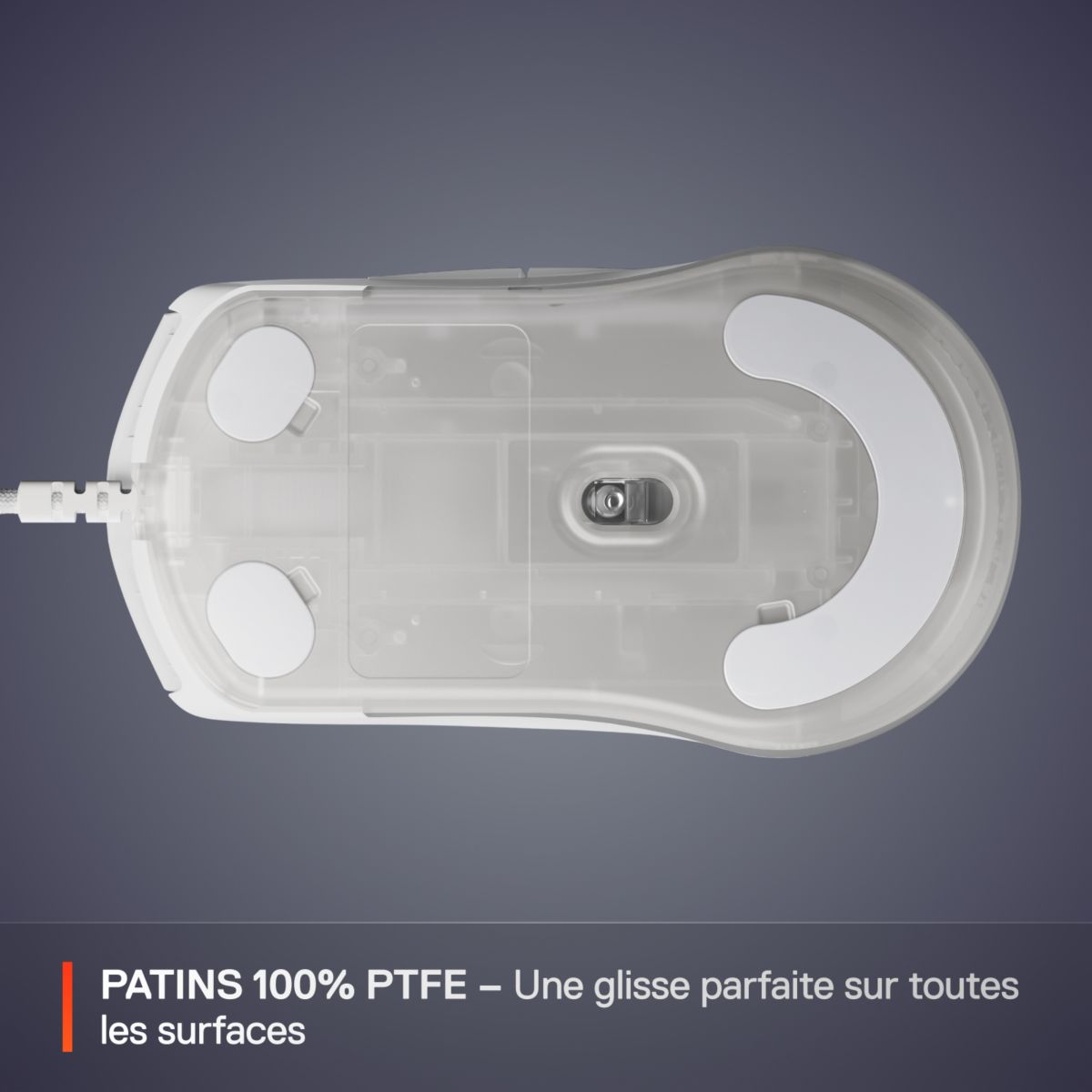 Souris Gamer Filaire Rival 3 Gen 2 Blanche couleur unique, STEELSERIES
